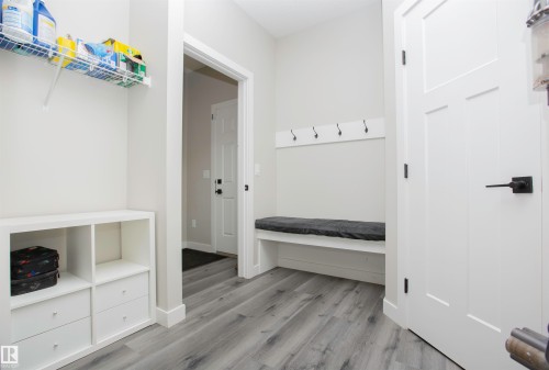 Mudroom with light wood-style flooring - 15 Springbrook Wynd, Spruce Grove, AB - Indoor Photo Showing Other Room