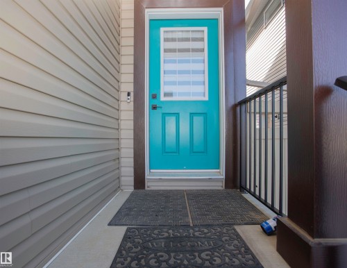 View of exterior entry - 15 Springbrook Wynd, Spruce Grove, AB - Outdoor With Exterior