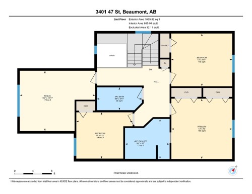 View of floor plan / room layout - 3401 47 Street, Beaumont, AB - Other