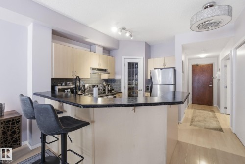 205 9910 111 Street, Edmonton, AB - Indoor Photo Showing Kitchen