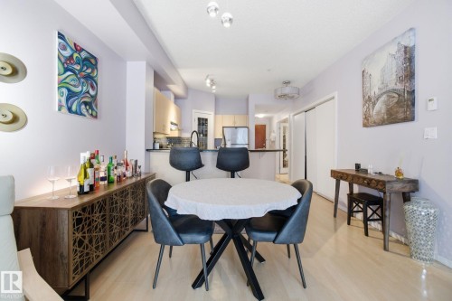 205 9910 111 Street, Edmonton, AB - Indoor Photo Showing Dining Room