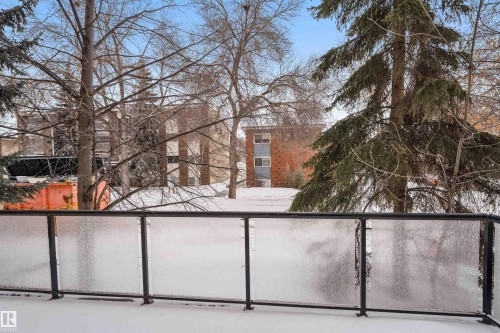 Exterior space with a balcony - 102 10711 83 Avenue, Edmonton, AB - Outdoor With View