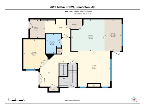 Floor plan - 2612 Adam Court Sw, Edmonton, AB - Other