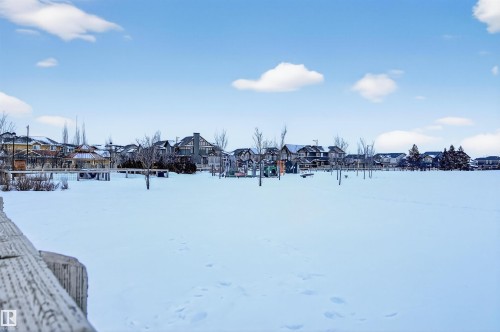 View of yard featuring a residential view - 14 1140 Chappelle Boulevard, Edmonton, AB - Outdoor With View