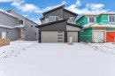 View of front of house featuring a garage - 231 Crystal Creek Drive, Leduc, AB  - Outdoor 