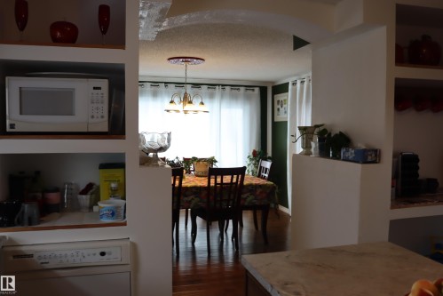 with shelving - 56 4204 47St., Wetaskiwin, AB - Indoor Photo Showing Dining Room
