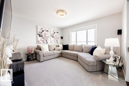 4705 35 Street, Beaumont, AB - Indoor Photo Showing Living Room