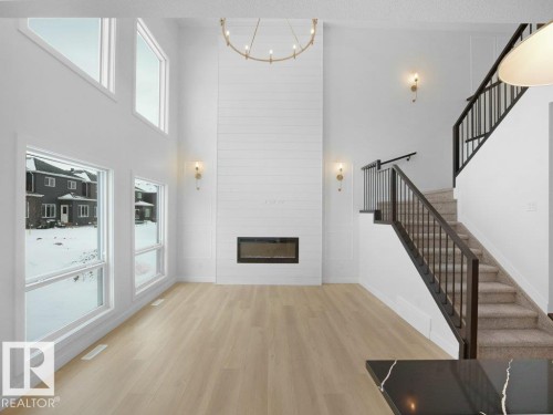 3314 Chickadee Dr, Edmonton, AB - Indoor With Fireplace