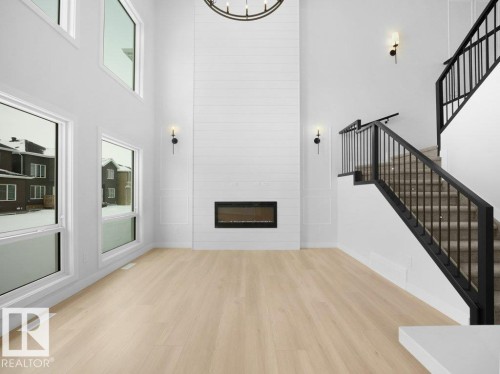 3322 Chickadee Drive, Edmonton, AB - Indoor With Fireplace