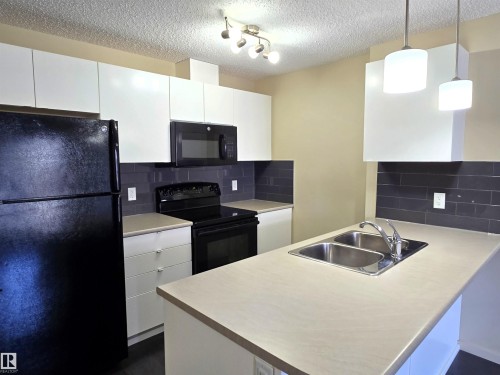 306 340 Windermere Road, Edmonton, AB - Indoor Photo Showing Kitchen With Double Sink