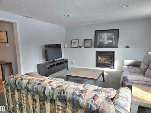6 Dunewood Place, St. Albert, AB - Indoor Photo Showing Living Room With Fireplace