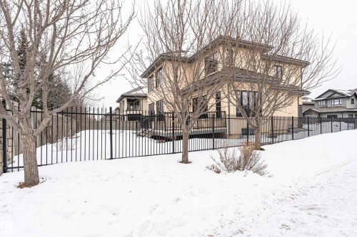 View of snow covered house - 3520 Watson Point(E), Edmonton, AB - Outdoor