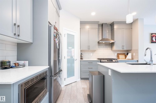 1308 Plum Link Link, Edmonton, AB - Indoor Photo Showing Kitchen With Upgraded Kitchen