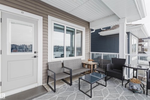 View of patio / terrace - 16217 32 Avenue, Edmonton, AB - Outdoor With Deck Patio Veranda With Exterior