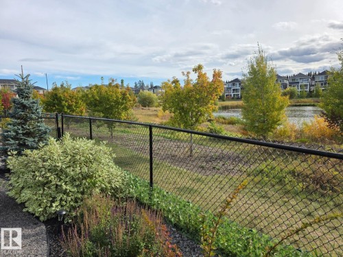 Balcony featuring a water view - 16217 32 Avenue, Edmonton, AB - Outdoor With Balcony With View