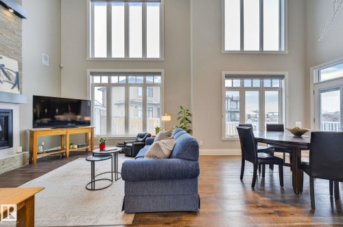 3713 Cameron Heights Place, Edmonton, AB - Indoor With Fireplace