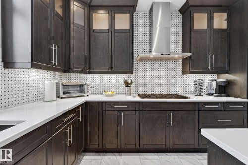 3713 Cameron Heights Place, Edmonton, AB - Indoor Photo Showing Kitchen With Upgraded Kitchen