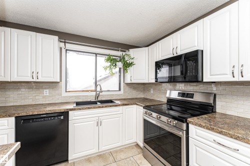 16331 119 Street Nw, Edmonton, AB - Indoor Photo Showing Kitchen With Double Sink