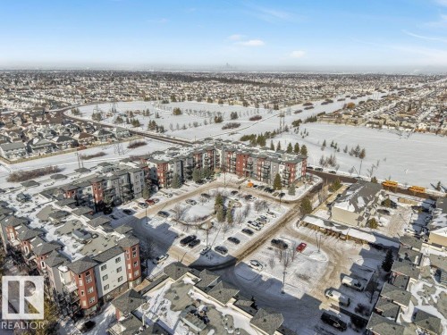 Aerial view of apartment complex / building - 101 400 Silver Berry Road, Edmonton, AB - Outdoor With View