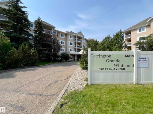 View of community sign - 110 10511 42 Avenue, Edmonton, AB - Outdoor