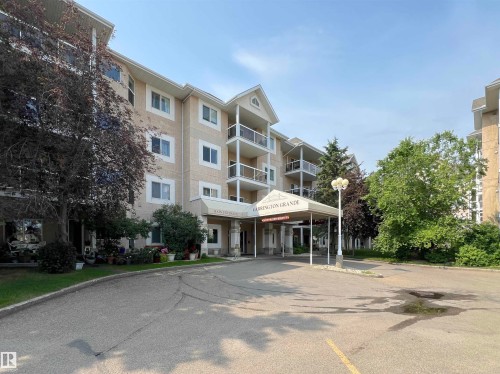 View of apartment building / complex - 110 10511 42 Avenue, Edmonton, AB - Outdoor With Balcony
