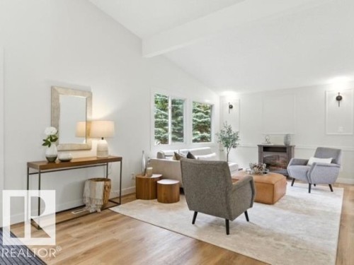 1 Sylvan Drive, St. Albert, AB - Indoor With Fireplace