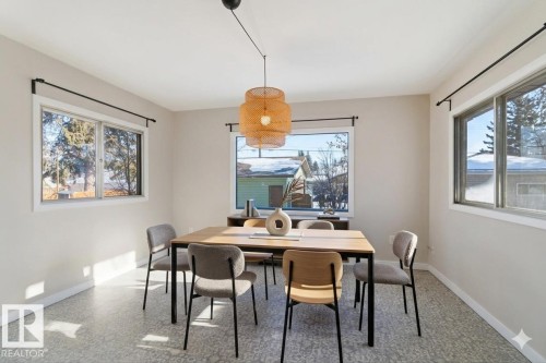 Dining space featuring baseboards - 12225 134 Street, Edmonton, AB - Indoor Photo Showing Dining Room