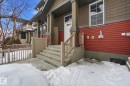 View of snow covered property entrance - 71 4029 Orchards Drive, Edmonton, AB  - Outdoor 