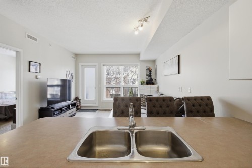 402 11109 84 Avenue, Edmonton, AB - Indoor Photo Showing Kitchen With Double Sink
