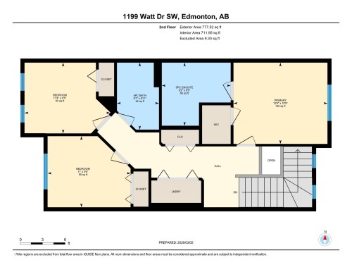 View of property floor plan - 1199 Watt Drive, Edmonton, AB - Other