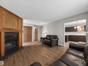 5116 37 Avenue, Edmonton, AB  - Indoor Photo Showing Living Room With Fireplace 