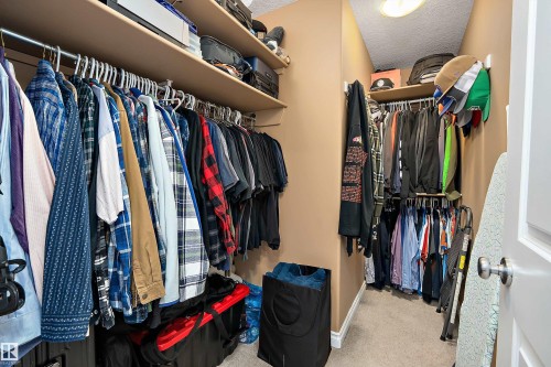 Walk in closet with light colored carpet - 10623 75 Avenue, Edmonton, AB - Indoor With Storage