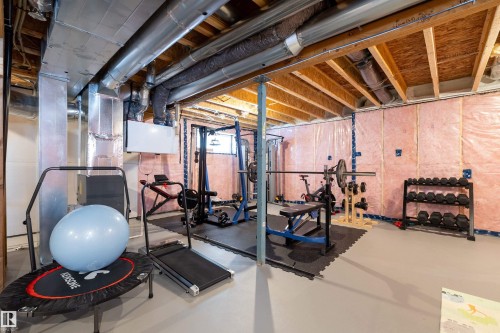 46 Chelles Wynd, St. Albert, AB - Indoor Photo Showing Basement