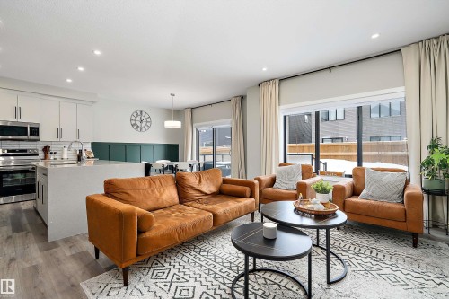 46 Chelles Wynd, St. Albert, AB - Indoor Photo Showing Living Room