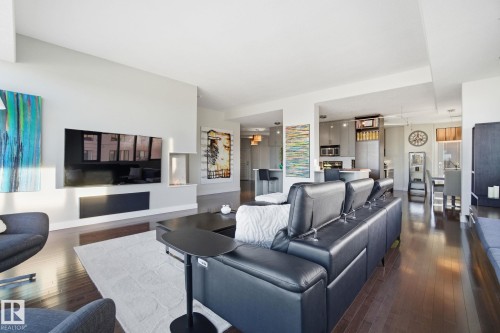 1102 10319 111 Street, Edmonton, AB - Indoor Photo Showing Living Room