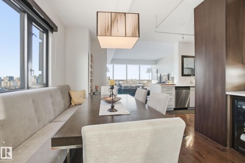 1102 10319 111 Street, Edmonton, AB - Indoor Photo Showing Dining Room