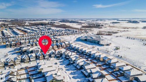 Aerial overview of property's location - 2237 56 Street, Edmonton, AB - Outdoor With View