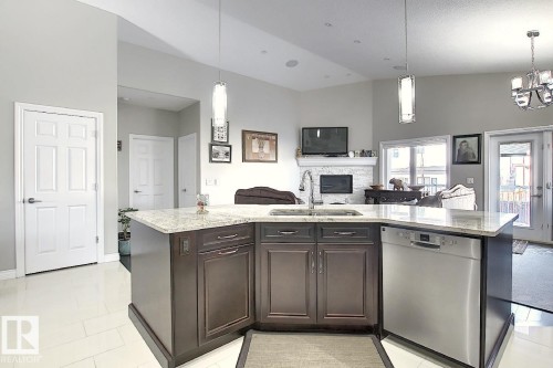 13020 164 Avenue, Edmonton, AB - Indoor Photo Showing Kitchen With Double Sink