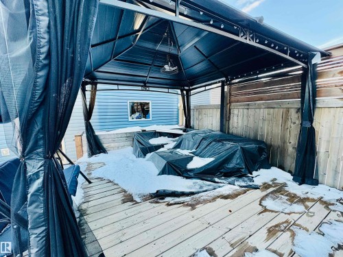 Deck with a gazebo - 425 Sheppard Boulevard, Leduc, AB - Outdoor
