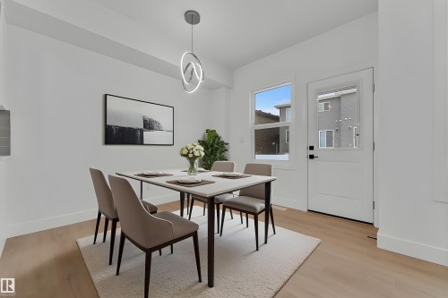 3606 40 Avenue, Beaumont, AB - Indoor Photo Showing Dining Room