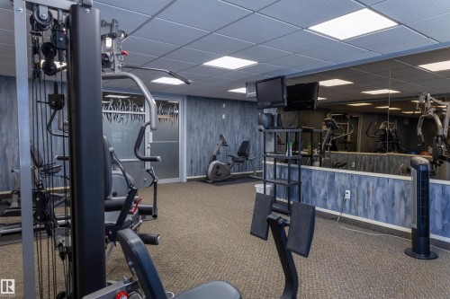 102 1589 Glastonbury Boulevard, Edmonton, AB - Indoor Photo Showing Gym Room