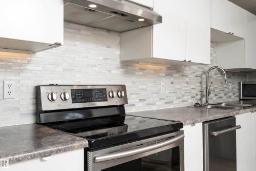 1706 West Oak Close, Edmonton, AB - Indoor Photo Showing Kitchen With Double Sink With Upgraded Kitchen