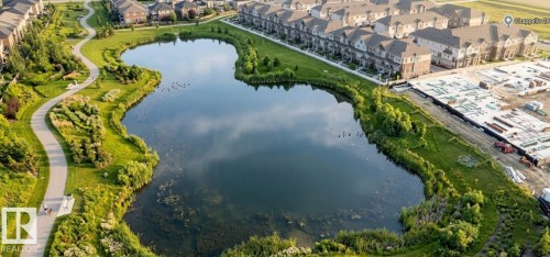 Aerial overview of property's location with a large body of water - #127 2905 141 Street, Edmonton, AB - Outdoor With Body Of Water With View