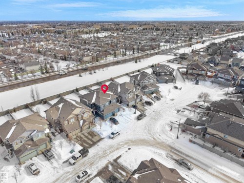 View of property location featuring nearby suburban area - 8921 217 St Nw, Edmonton, AB - Outdoor With View