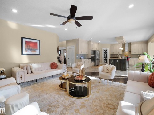 2019 Cameron Ravine Way, Edmonton, AB - Indoor Photo Showing Living Room