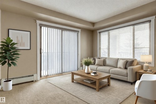 204 3715 Whitelaw Lane, Edmonton, AB - Indoor Photo Showing Living Room