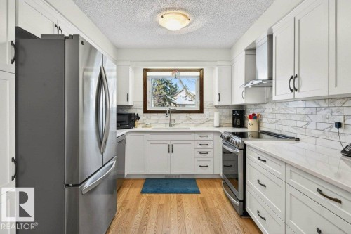41 Pineridge Crescent, St. Albert, AB - Indoor Photo Showing Kitchen With Upgraded Kitchen