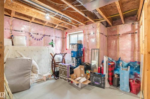 View of basement - 149 Hawks Ridge Boulevard, Edmonton, AB - Indoor Photo Showing Basement