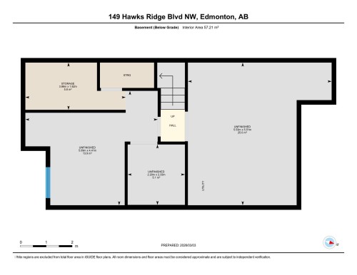 View of home floor plan - 149 Hawks Ridge Boulevard, Edmonton, AB - Other