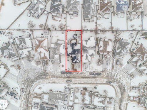 Aerial view of property's location with property boundaries highlighted - 4720 150 Avenue, Edmonton, AB - Other